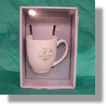 #815 Anniv Mug $32.00